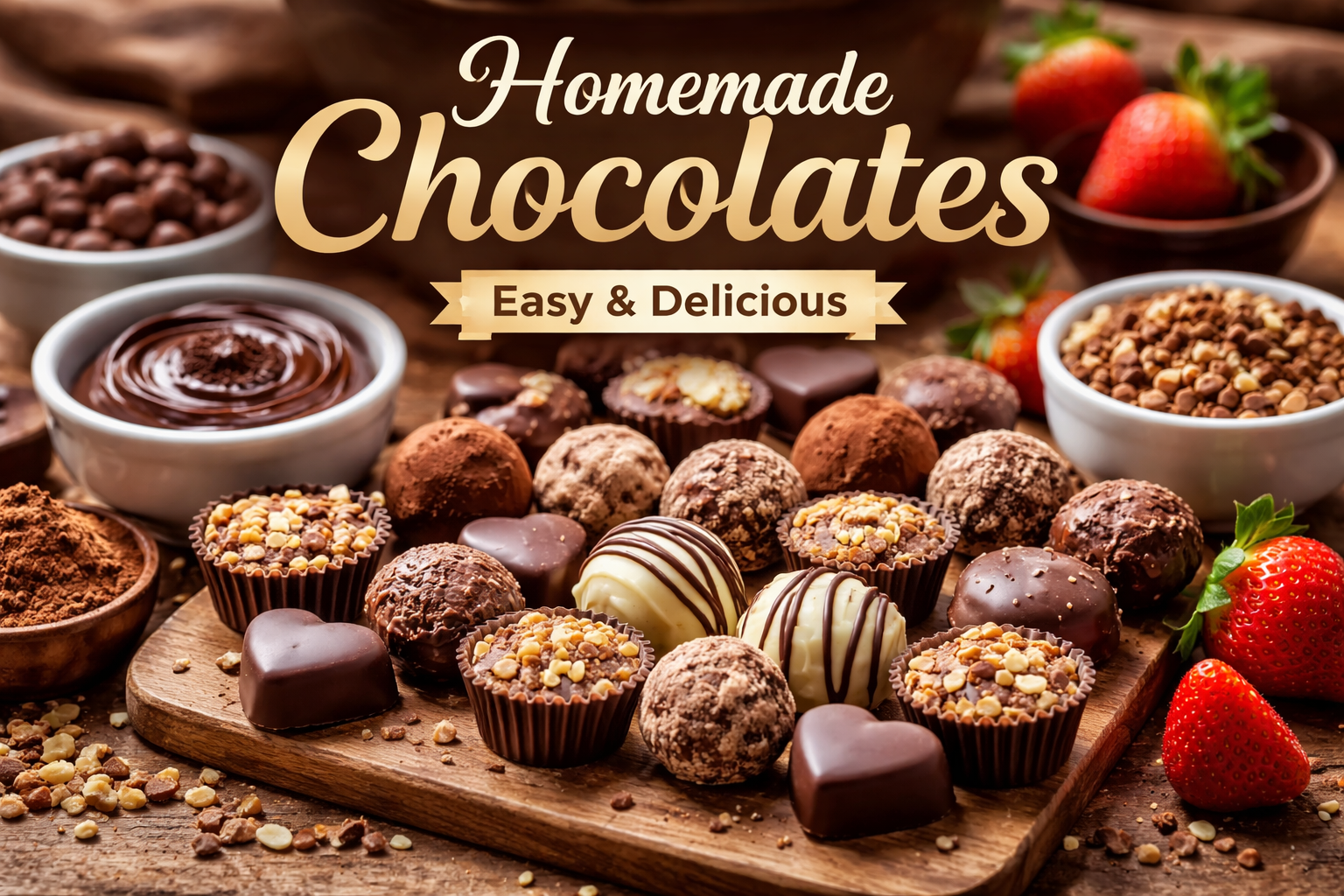 The Art of Homemade Chocolates: A Sweet Journey from Kitchen to Heart